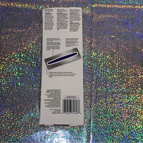 Wilton Cake Icing Smoother 9 in X 3 in Stainless Steel NEW IN BOX - Picture 7 of 12